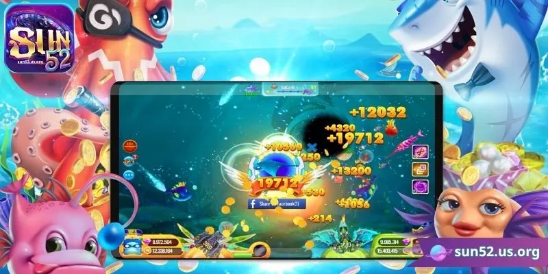 Bắn cá sun52 chơi nhiều người cùng lúc tạo nên cảm giác hồi hộp